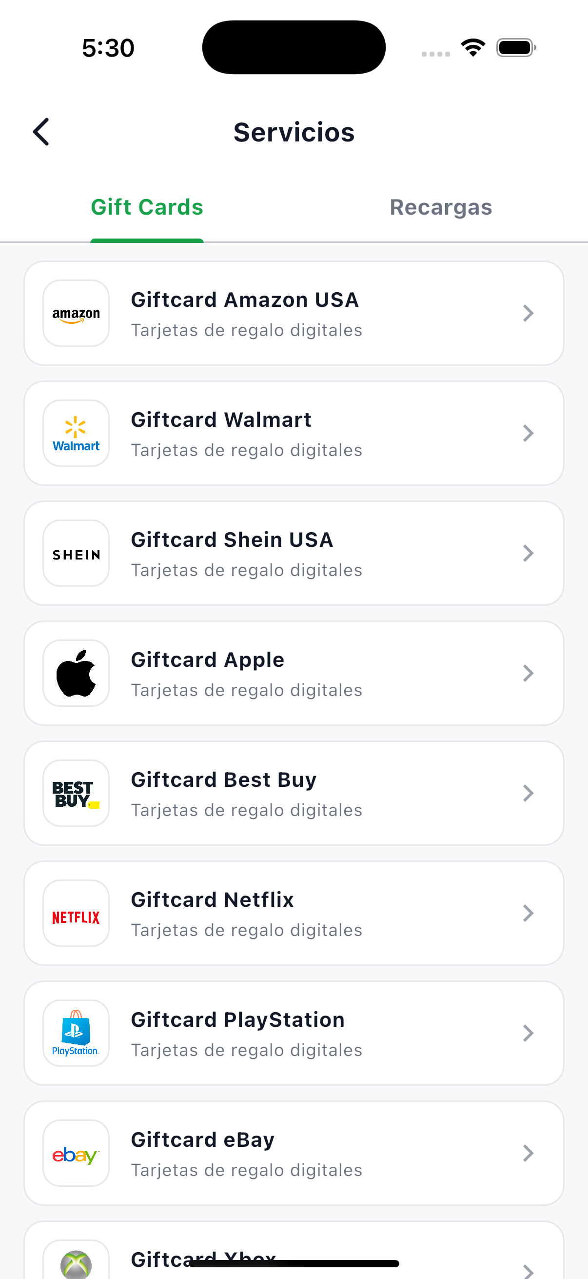 Servicios Chivapp